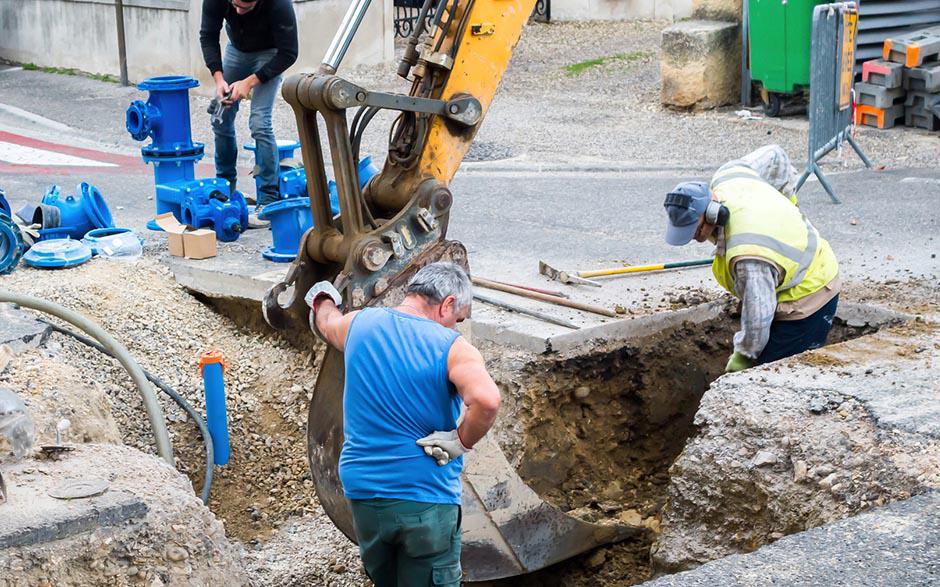 canalisation egout Wissous
